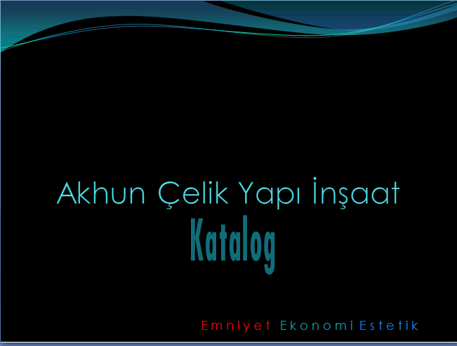 AKHUN ÇELİK KATALOG